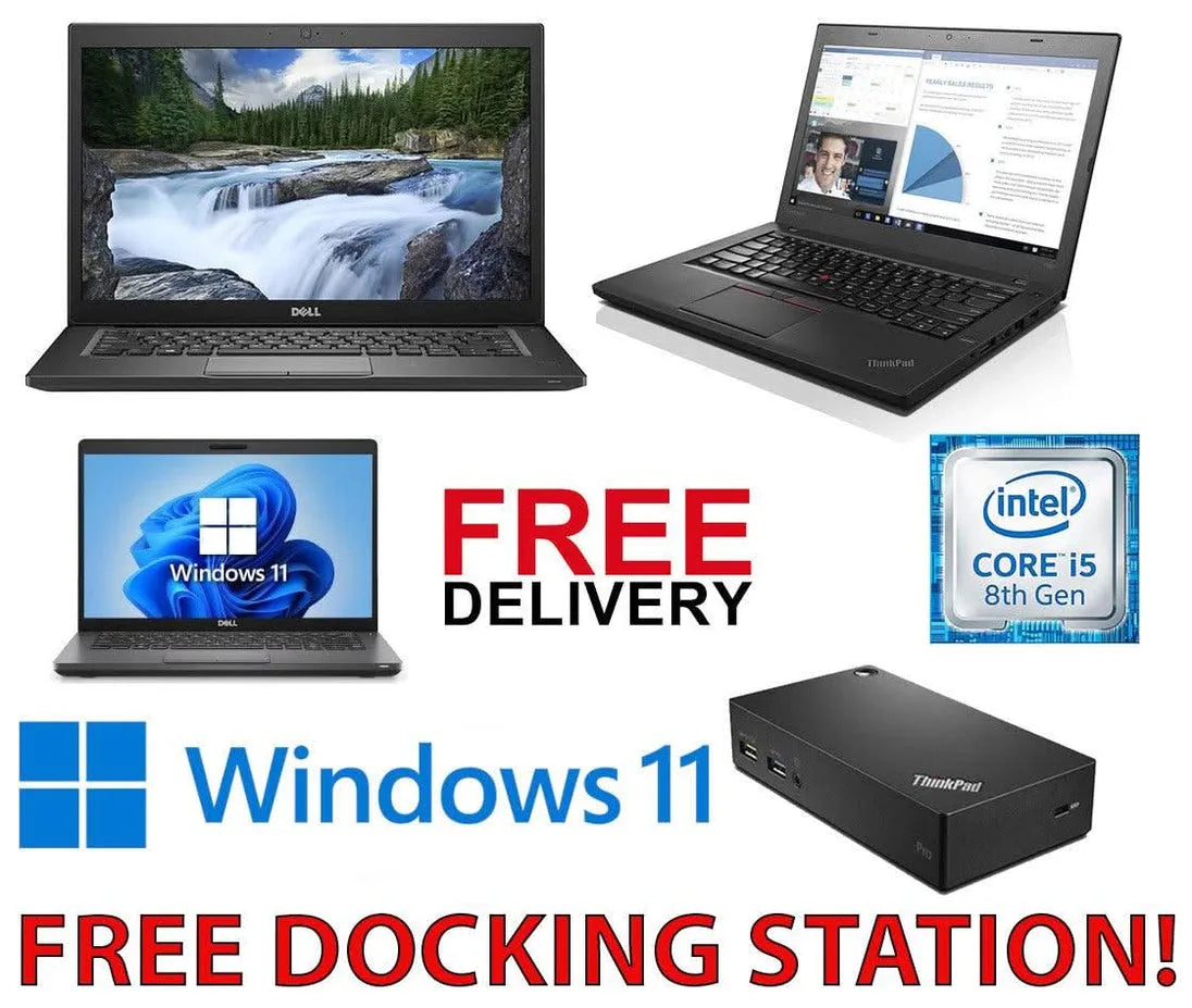 Fast Cheap Intel Core i5 8th Gen Laptop With Windows 11 8GB RAM 256GB