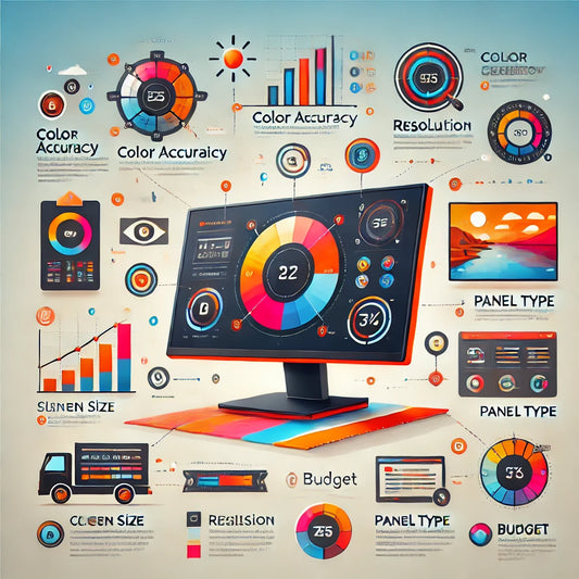 Factors to consider when choosing a monitor for Photo editing.