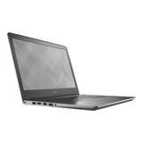 Side view of a Dell laptop with HDMI and USB ports, open on a white background