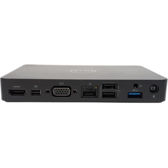 Dell WD15 Docking Station for USB-C Laptops with 130W Power Supply 