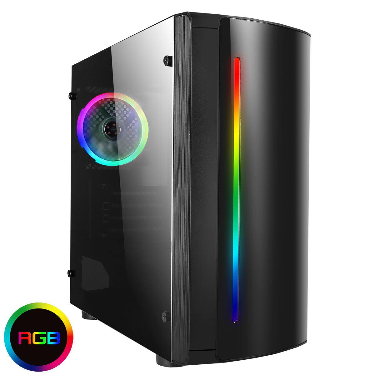 Hyperion Giga Gaming RGB PC Intel Core i5-6th Gen 8GB 250GB SSD Win10 GT710 2GB