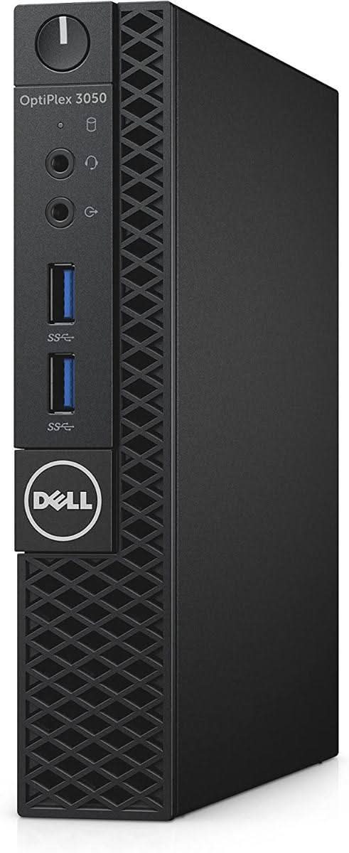 Dell OptiPlex 3050 small form factor desktop PC with front USB and audio ports.