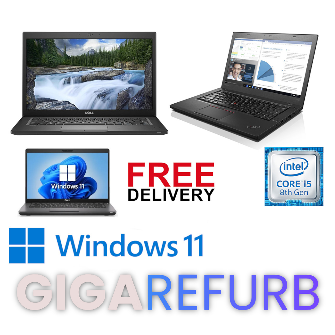 Fast Cheap Intel Core i5 8th Gen Laptop With Windows 11 8GB RAM 256GB SSD Wifi