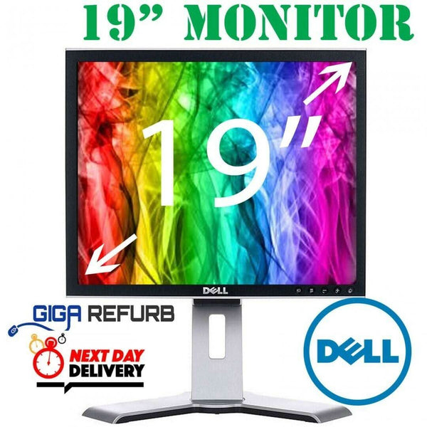 19 inch Dell monitor with colorful display, available with next day delivery