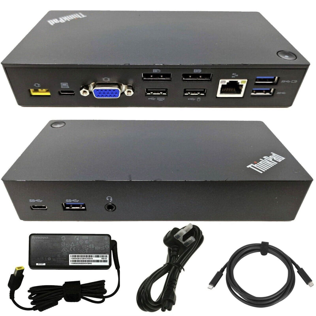 Lenovo ThinkPad USB-C Dock Docking Station DK1633 w/PSU