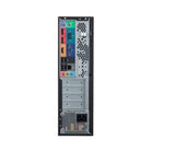 Back panel of desktop computer with multiple USB ports, HDMI, VGA, and audio jacks