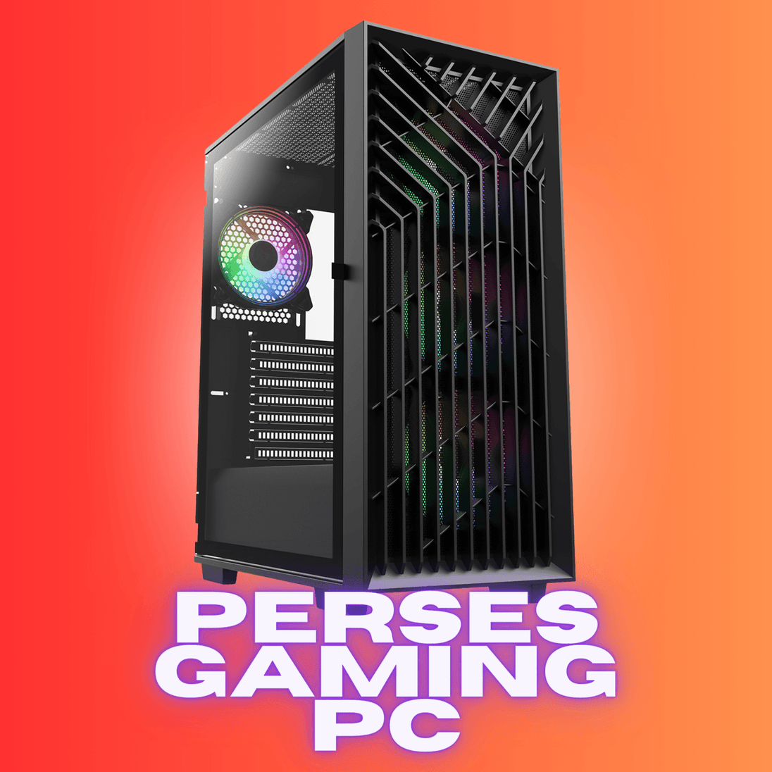 Perses RGB PC Intel Core i5-4440 8GB 256GB SSD + 1TB HDD WIN10 HOME
