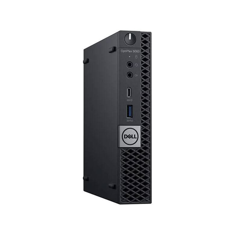Dell OptiPlex 5060 micro desktop PC with USB and audio ports, front view