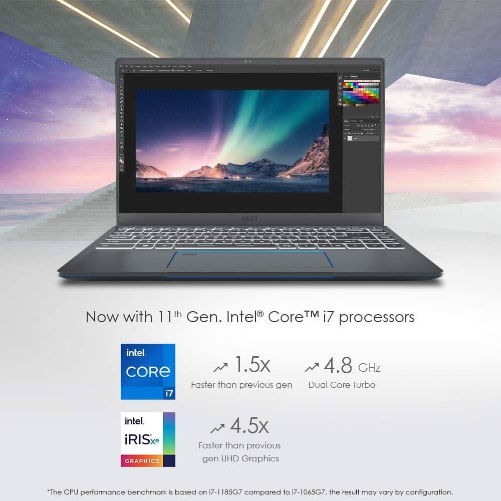 MSI Prestige 14Evo A11M Intel Core i5-1135G7 16GB DDR4 512GB SSD 14.0" Windows 11 Home
