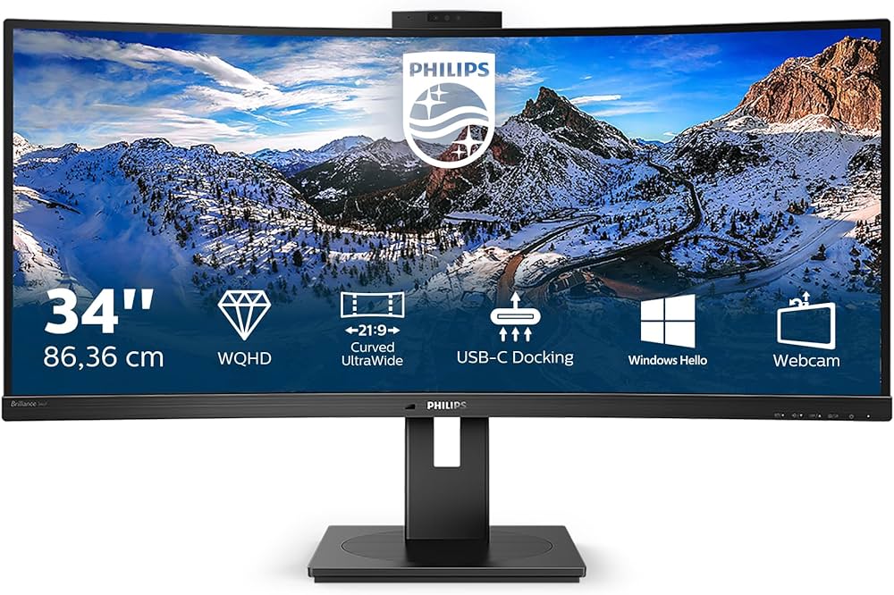 Philips 346P1 34.0" Ultrawide + Webcam