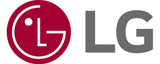 LG logo with red circle and white lettering, electronics brand symbol
