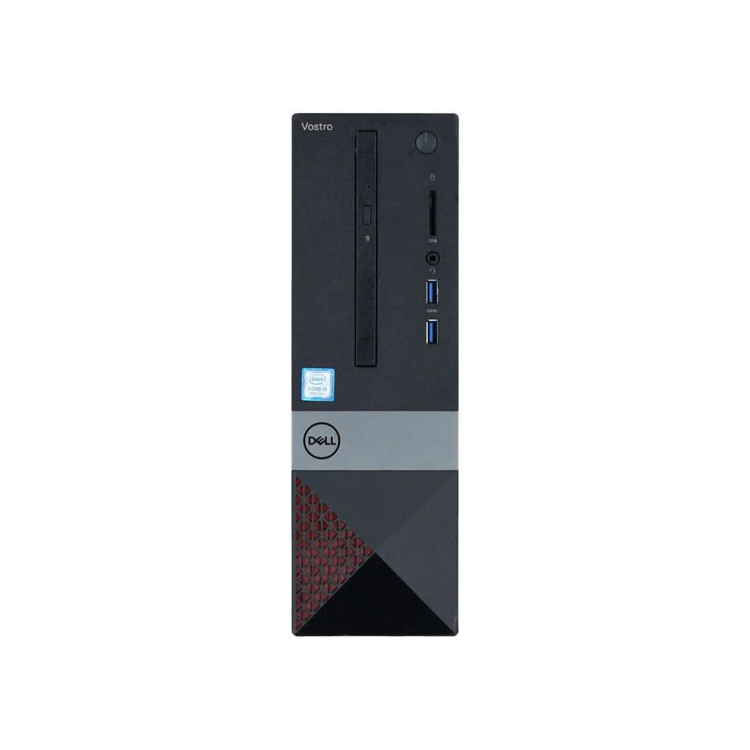 Dell Vostro small form factor desktop computer tower with front USB ports and DVD drive