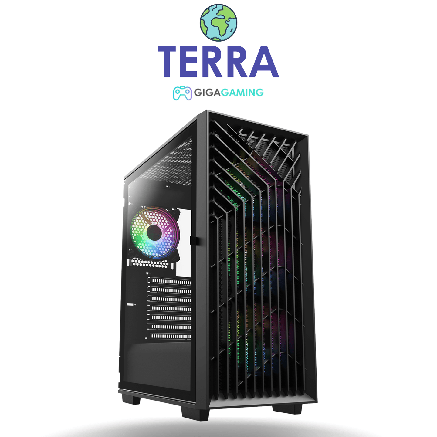 Terra Gaming RGB PC Intel Core i5-2500 8GB DDR3 250GB SSD + 2TB HDD Windows 10 Home
