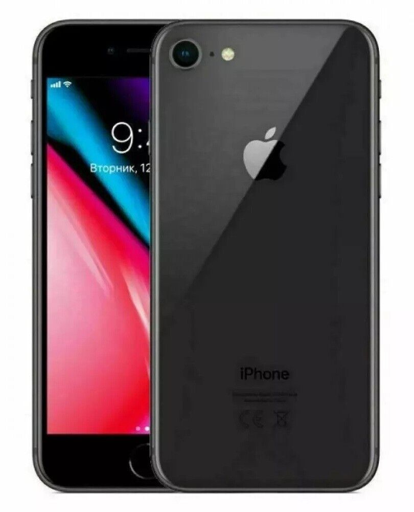 Apple iPhone 8 64GB 4.7" Black Unlocked