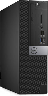 Dell OptiPlex 7050 small form factor desktop PC with front USB ports, black case