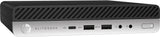HP EliteDesk mini desktop computer with front USB ports and power button