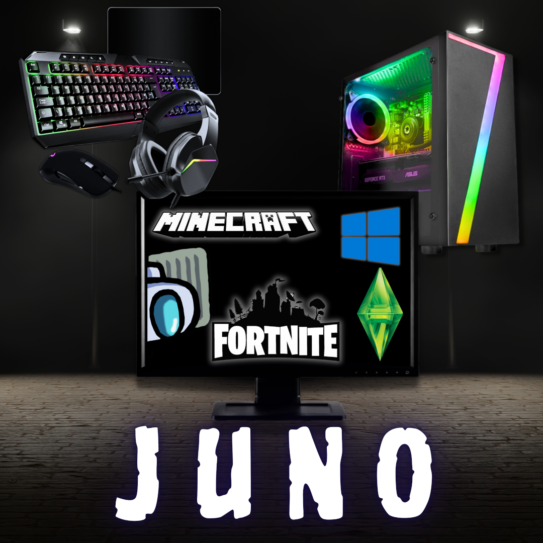 Juno GigaGaming PC Bundle Intel i5 6th Gen 8GB 250GB SSD Win10 GT710 2GB