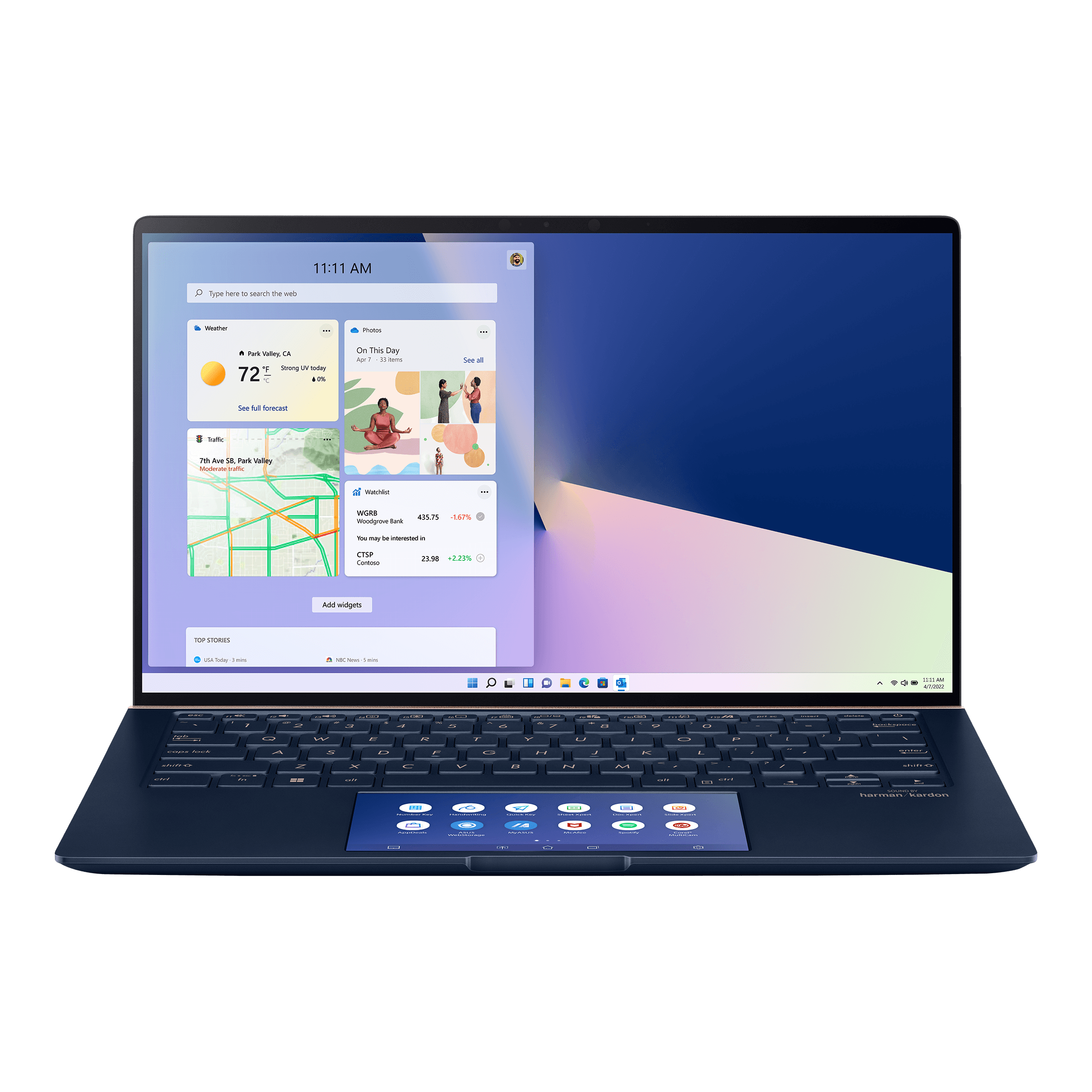 ASUS ZENBOOK UX434FQ Intel Core i7-10510U 16GB DDR4 128GB SSD 14.0" WINDOWS 11 HOME