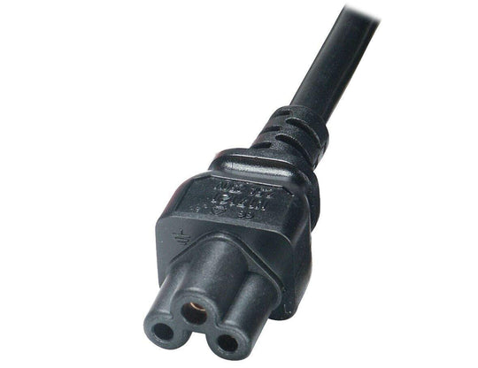 1m Long UK Plug to C5 Clover Leaf Power Cable Cloverleaf Mains Lead