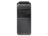 Front view of a HP Z4 desktop workstation tower with USB ports and DVD drive