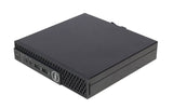 Refurbished Dell small form factor desktop PC with front USB and audio ports on white background