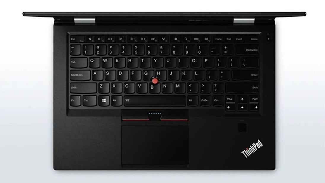 Refurbished ThinkPad laptop keyboard with touchpad and TrackPoint, top view