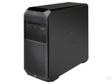 Black HP Z4 desktop tower with front USB ports and DVD drive, professional workstation PC