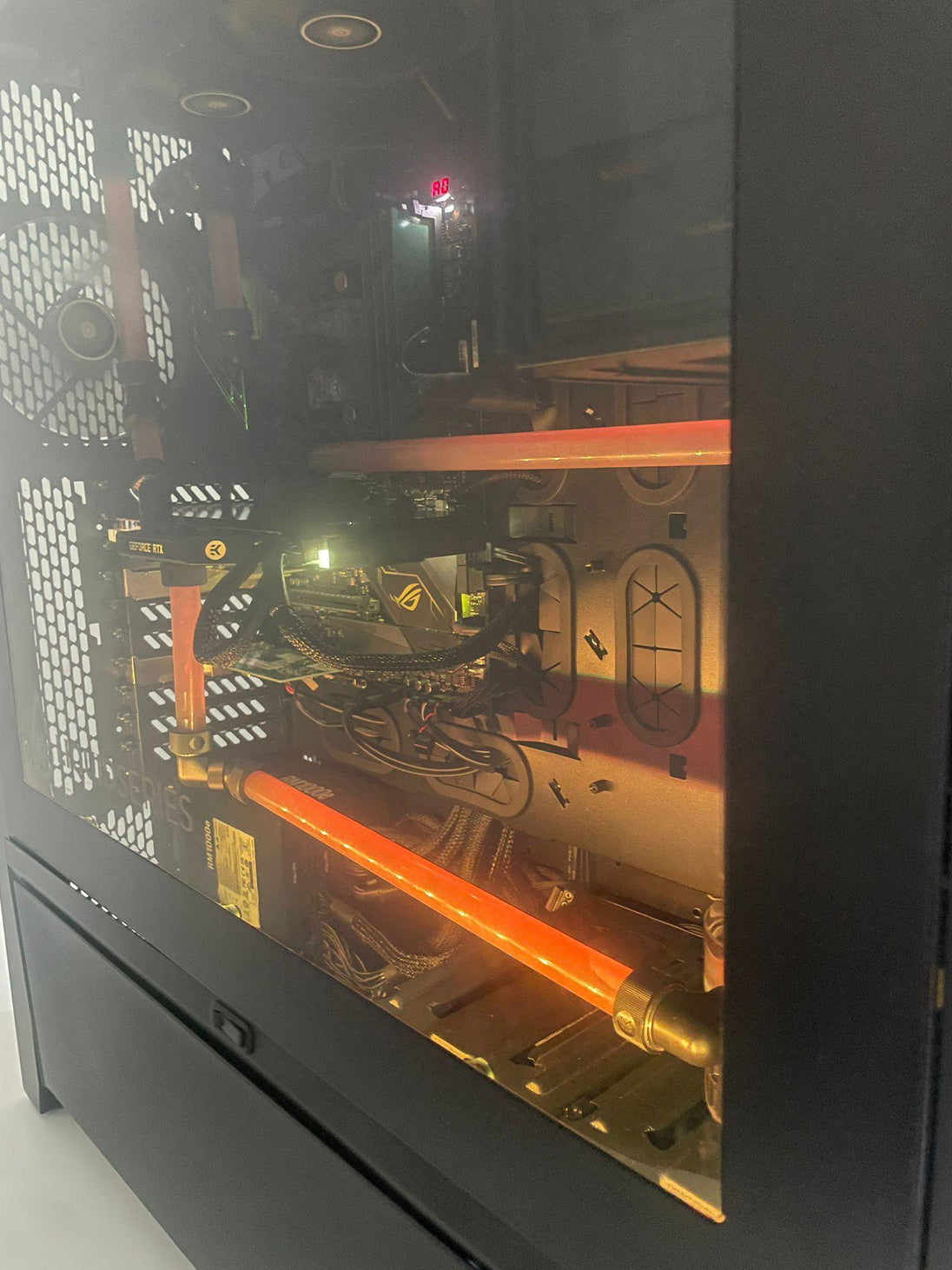 PC Specialist CUSTOM WATER COOLED GAMING PC - i9-9900K /32GB /4.5TB SSD / RTX 2080Ti