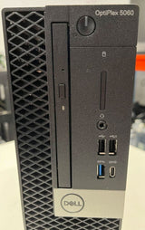 Dell OptiPlex 5060 refurbished small form factor desktop with front USB ports and power button