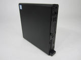Refurbished compact desktop PC with multiple rear USB ports and Intel sticker on side