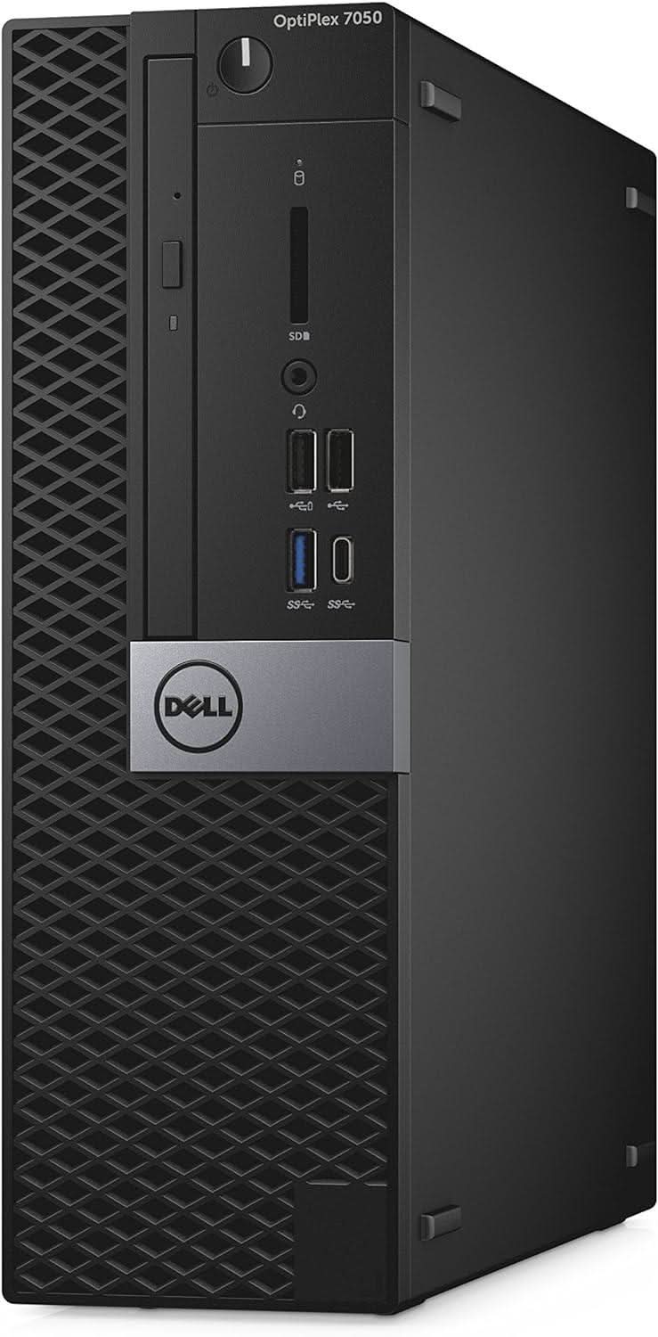 Dell OptiPlex 7050 desktop tower with front USB ports and SD card slot