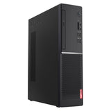 Lenovo black desktop tower with front USB ports and DVD drive, refurbished computer