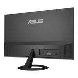 Rear view of Asus computer monitor with stand, HDMI and VGA ports visible