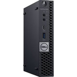 Refurbished Dell OptiPlex 5060 micro desktop computer with front USB and audio ports