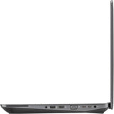 Side view of a slim refurbished laptop showing multiple ports on a white background